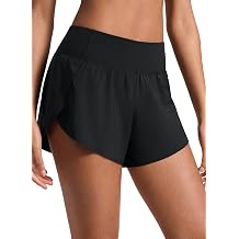 CRZ YOGA Mid Waisted Dolphin Running Shorts 4"