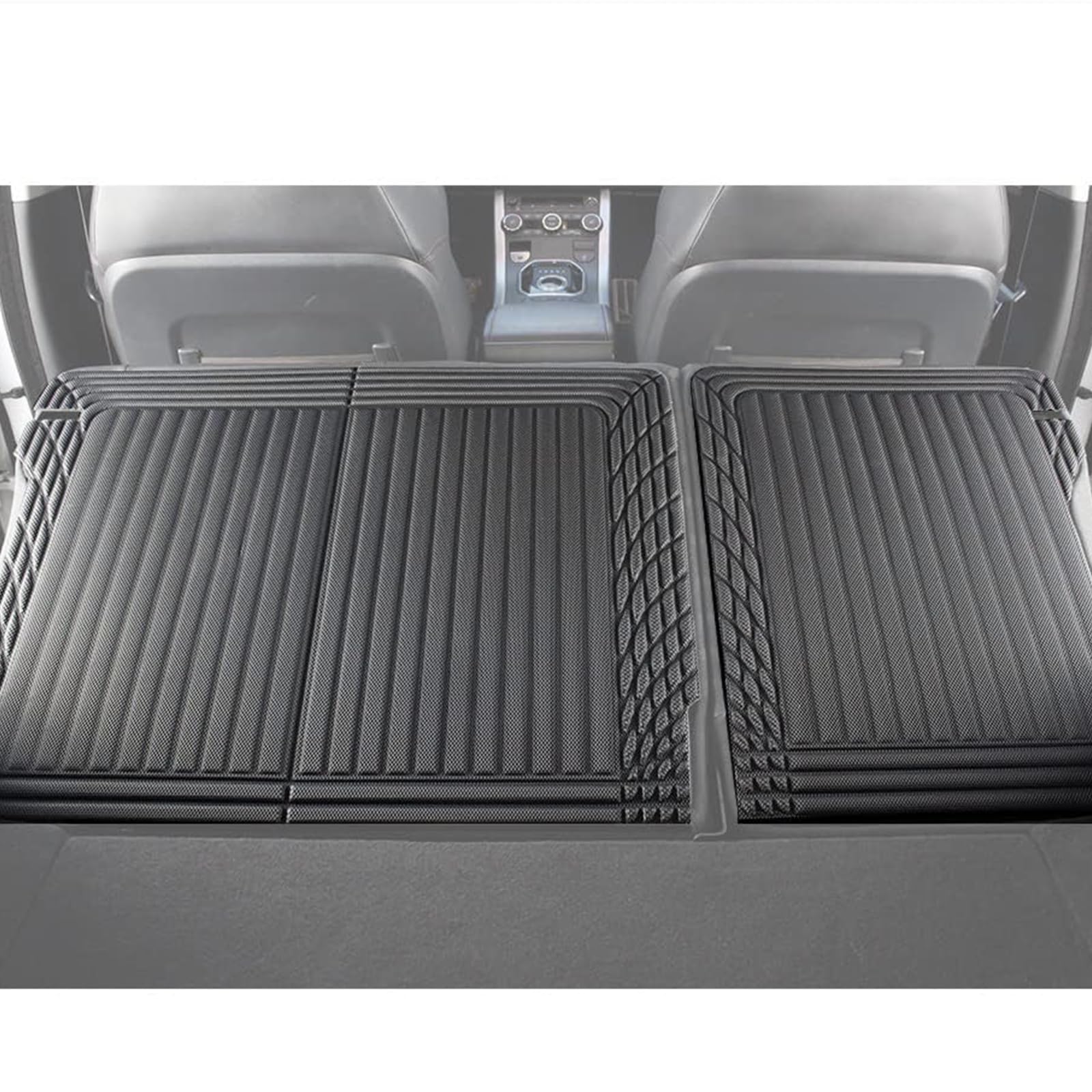 TripleAliners Vehicle Mat Universal Fit Trunk Cargo Liner All Weather Protection XPE Material Seat Back Protector Trim-to-Fit Compatible with Most Cars SUV Sedan(Backrest Mat) NO for Suede Surface
