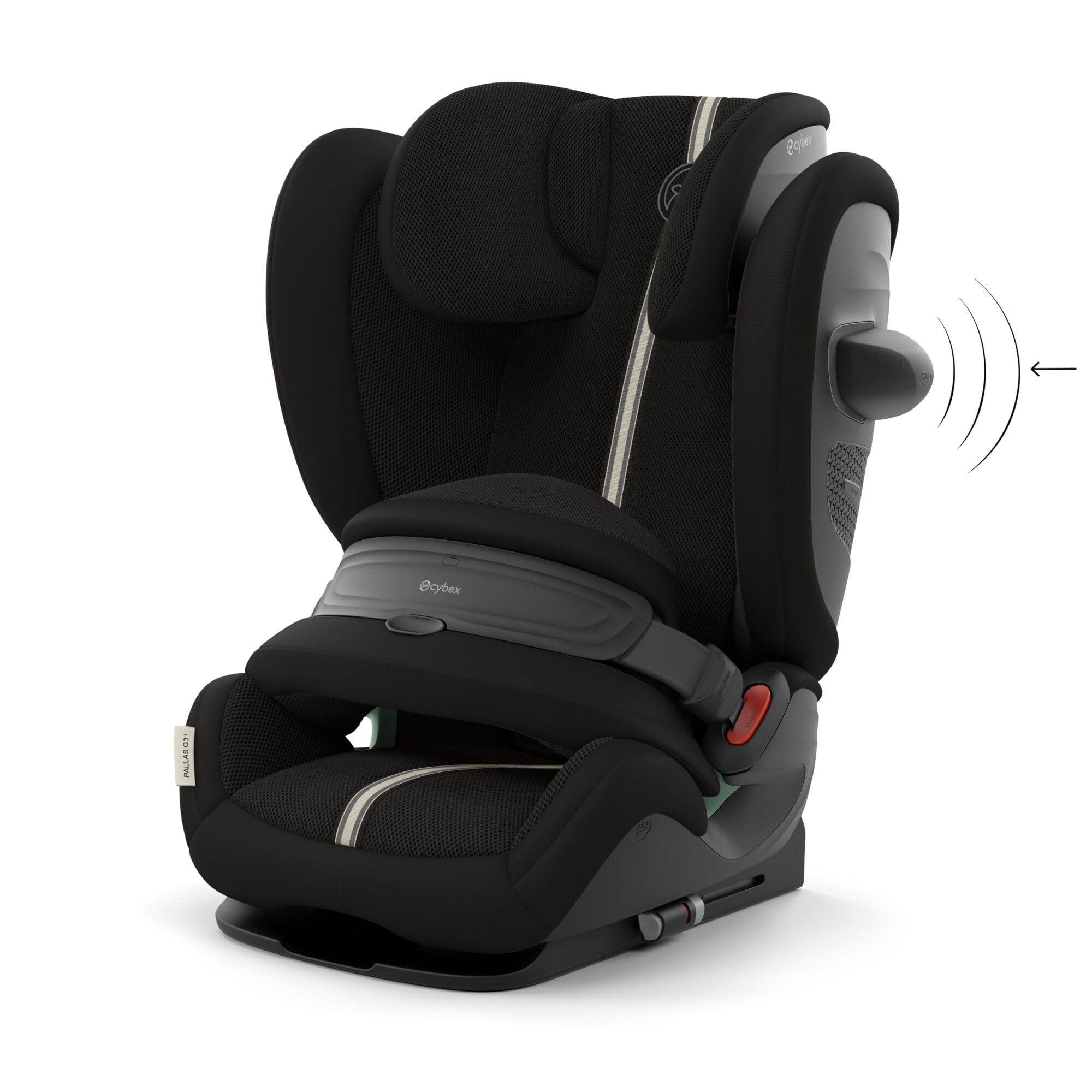 CYBEX Gold Pallas G3 i-Size Plus Seggiolino Auto, 76 - 150 cm, da circa 15 mesi a circa 12 anni (da circa 9 a 50 kg), Moon Black