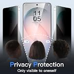 JETech Protecteur d'écran de confidentialité pour Samsung Galaxy S26, Film en verre trempé anti-espion avec outil d'installation facile, empreinte digitale ID Compatible, 2-Pack