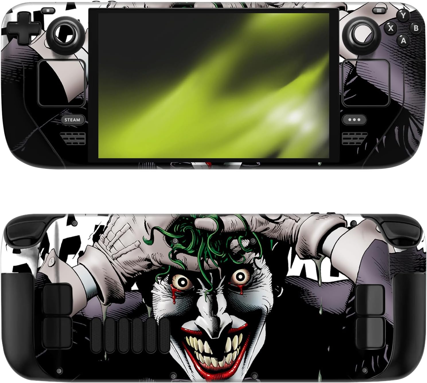 Head Case Designs Officially Licensed The Joker DC Comics Arkham Asylum Character Art Vinyl Sticker Skin Decal Cover Compatible with Steam Deck OLED