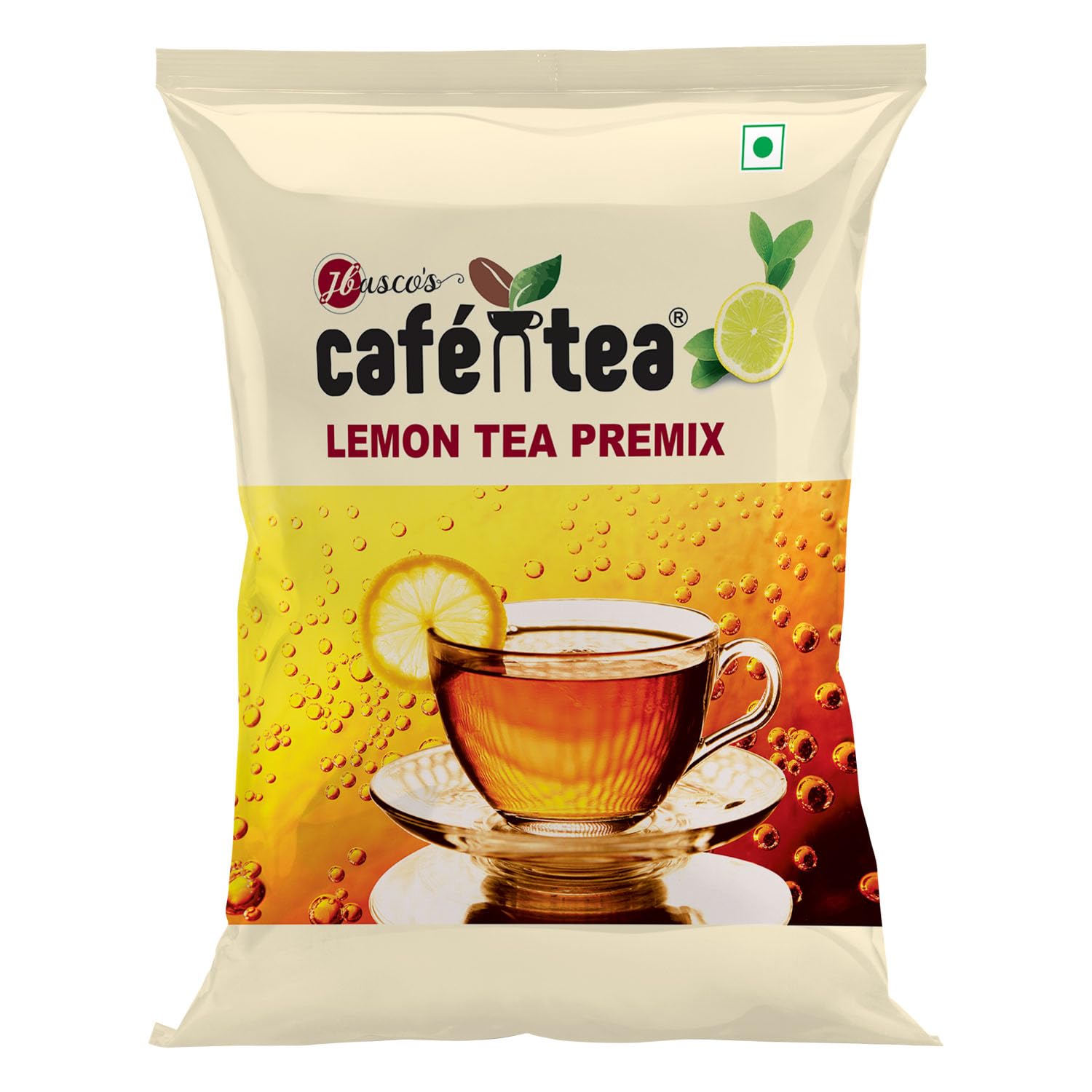 CAFE N TEA Instant Lemon Tea Powder Premix - 1Kg [100 Cups]