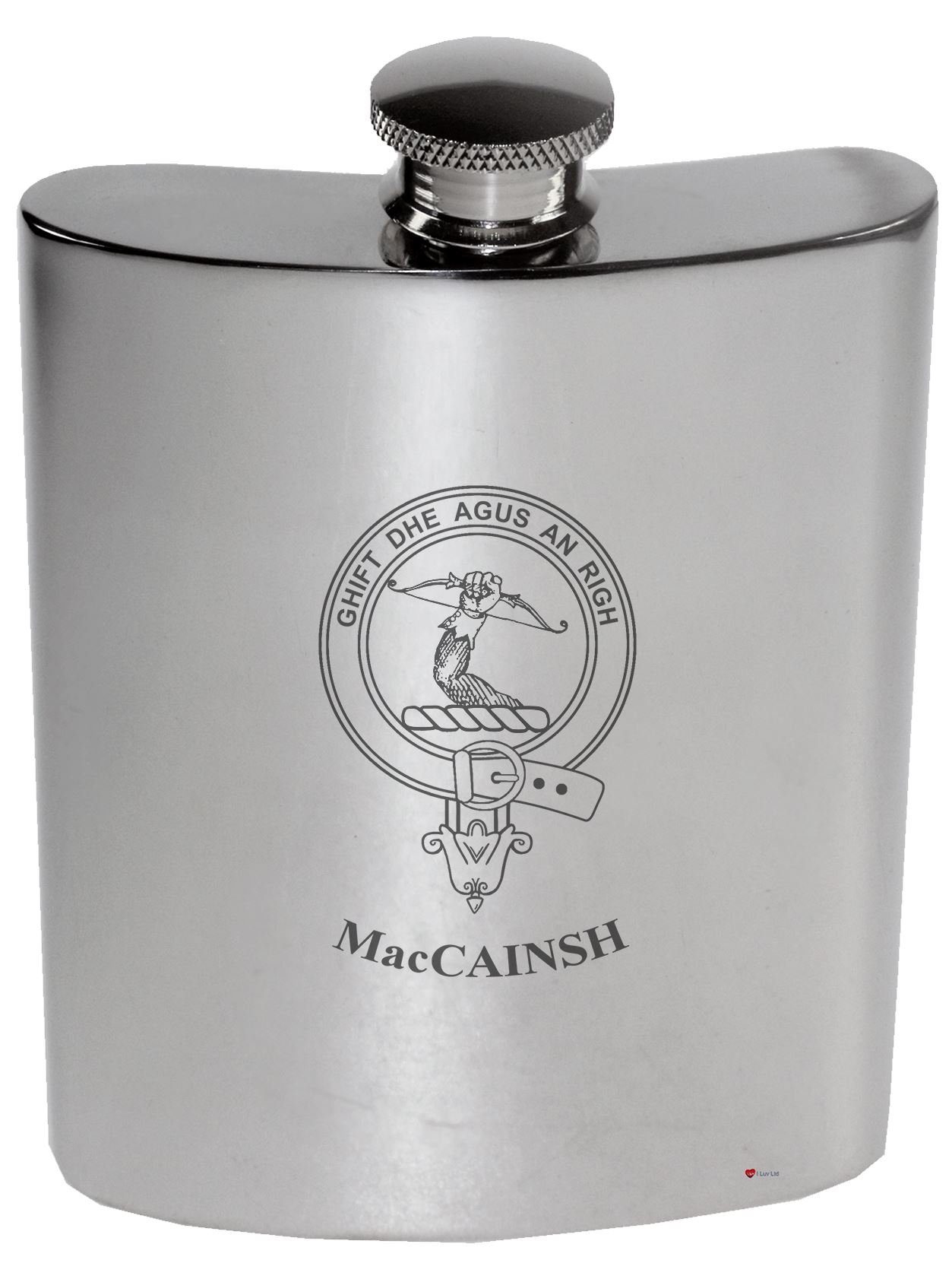 Flacon de rein MacCainsh étain 6 oz pour vos randonnées et soirées