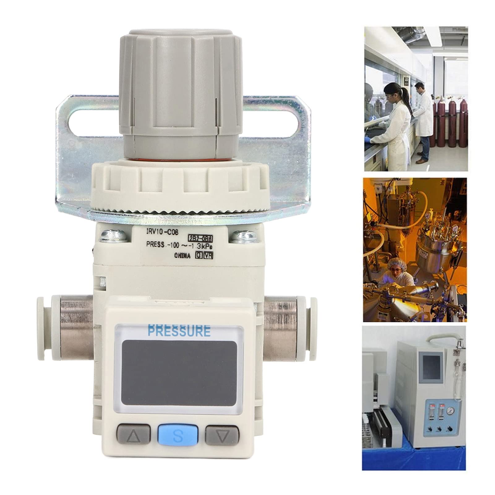 Luftdruckregler, Pneumatischer Vakuumregler Einfache Bedienung ABS -100 Bis -1,3 KPa für die Industrie