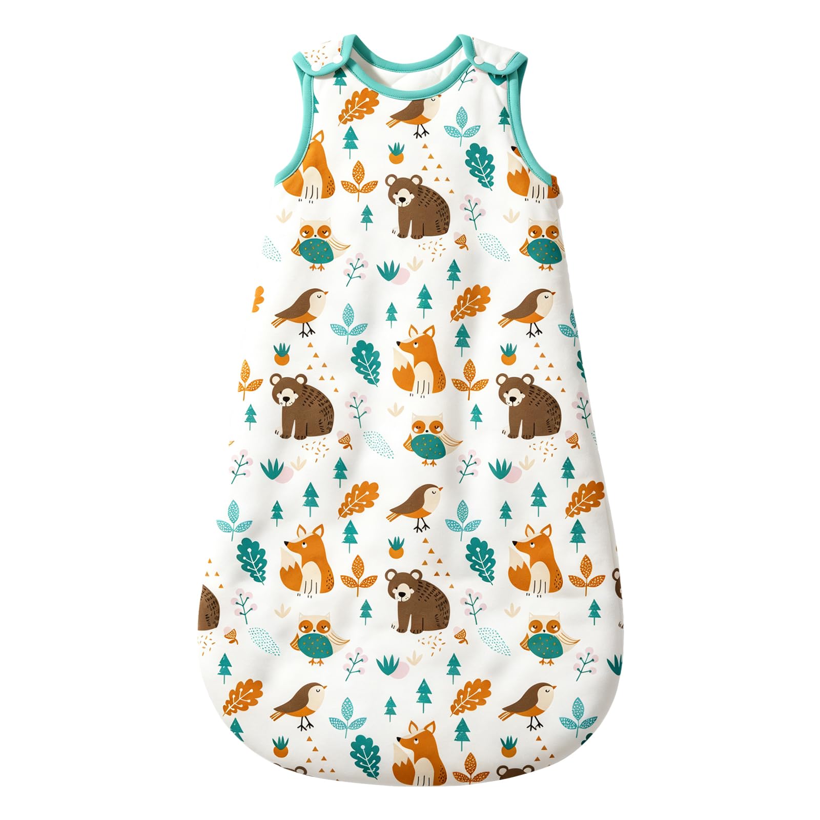 Mosebears Mosbears Sacco nanna invernale per bambini, 2,5 Tog, 100% cotone, diverse dimensioni dalla nascita fino a 24 mesi, adatto per tutto l'anno