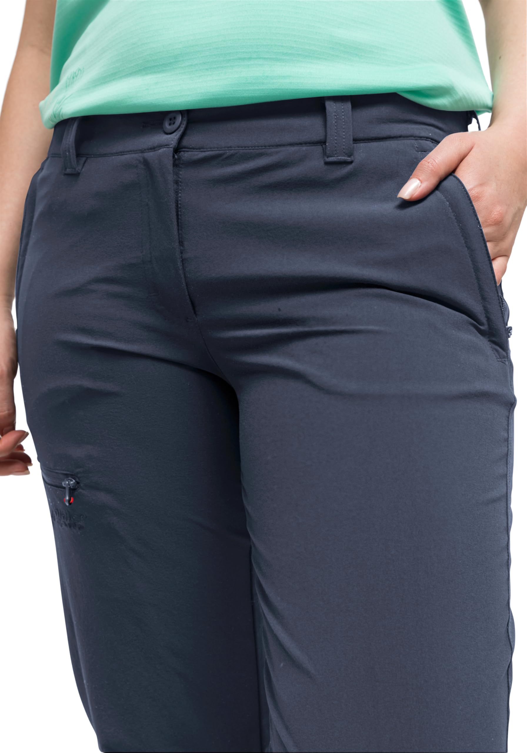 maier sports Lulaka 7/8, Pantaloni da Trekking da Donna, Pantaloni Outdoor 7/8 idrorepellenti per Trekking ed Escursioni, Senza PFC, MSTRETCH PRO 4 & Dryprotec