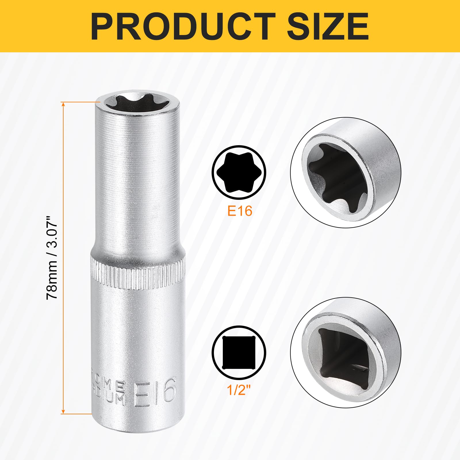 TEKTON 1/2-in Drive E22 External Torx Bit Driver Socket In The Driver Sockets & Sets Department At - View #11