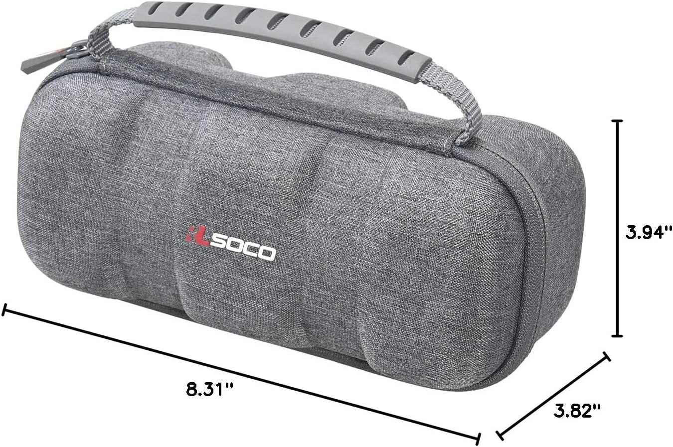 RLSOCO Case for JBL FLIP 5/FLIP 6/FLIP 7/FLIP 4/FLIP Essential 2/FLIP Essential Waterproof Portable Bluetooth Speaker & JBL Tuner 2 Portable DAB DAB+ FM Radio (Grey) - Image 8