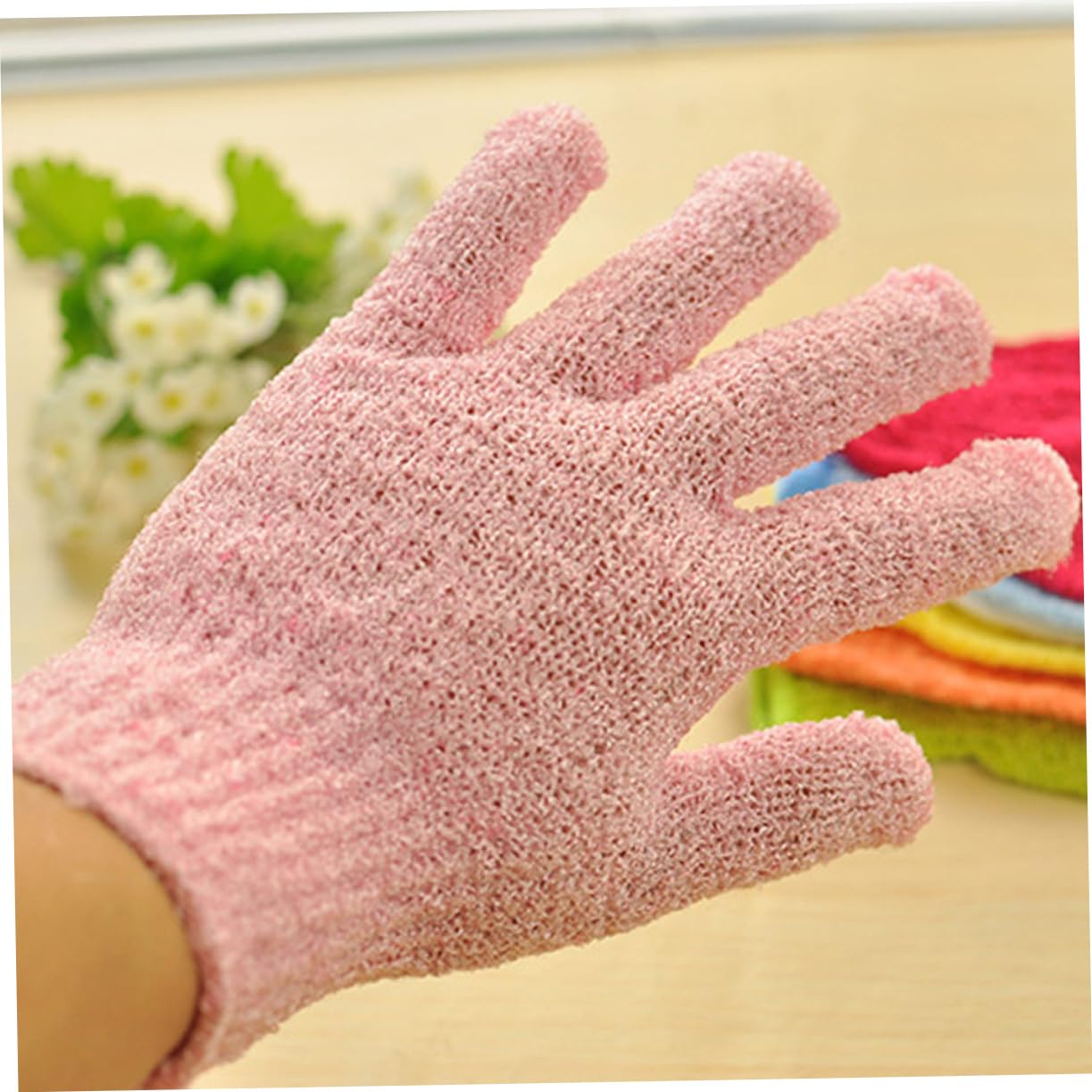 Beavorty 15pares Guantes Exfoliantes De Baño De Dedos Para y Sauna Guantes De Cuerpo Unisex Para Exfoliación Profunda y Masaje De Mezcla De