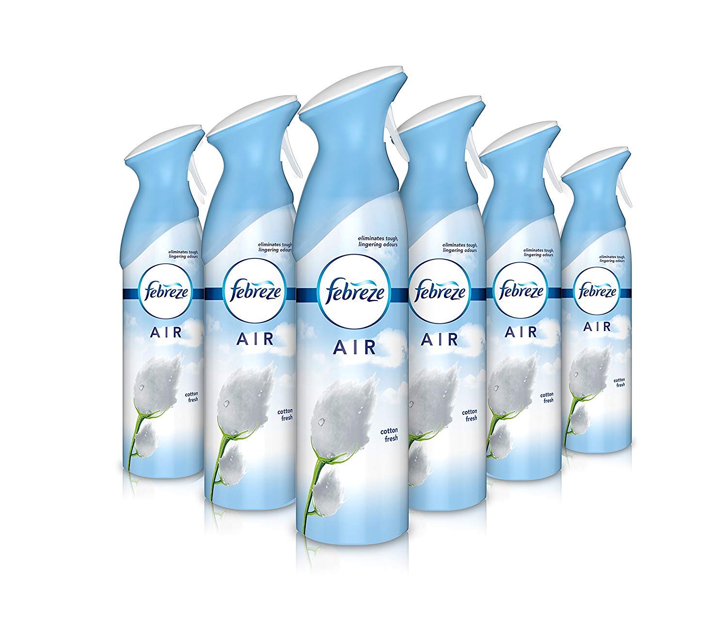 Febreze Air Effects Lufterfrischer-Spray, 300 ml, 6 Stück