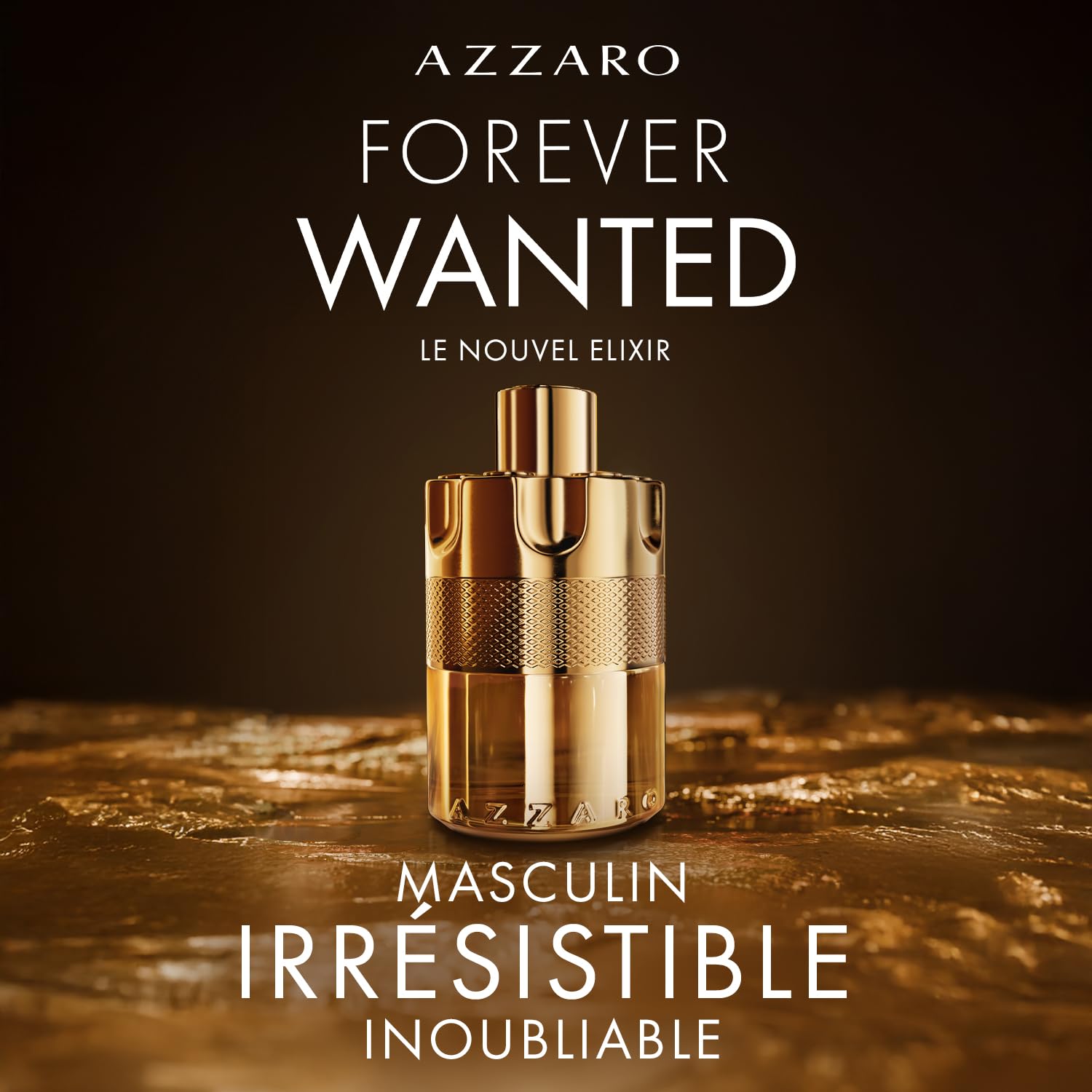 Azzaro Wanted Forever Elixir - Parfum pour Homme - Séducteur, Irrésistible et Puissant - Accords de Fruits Rouges, Cardamome et Cuir - Tenue Longue Durée - Spray Vaporisateur