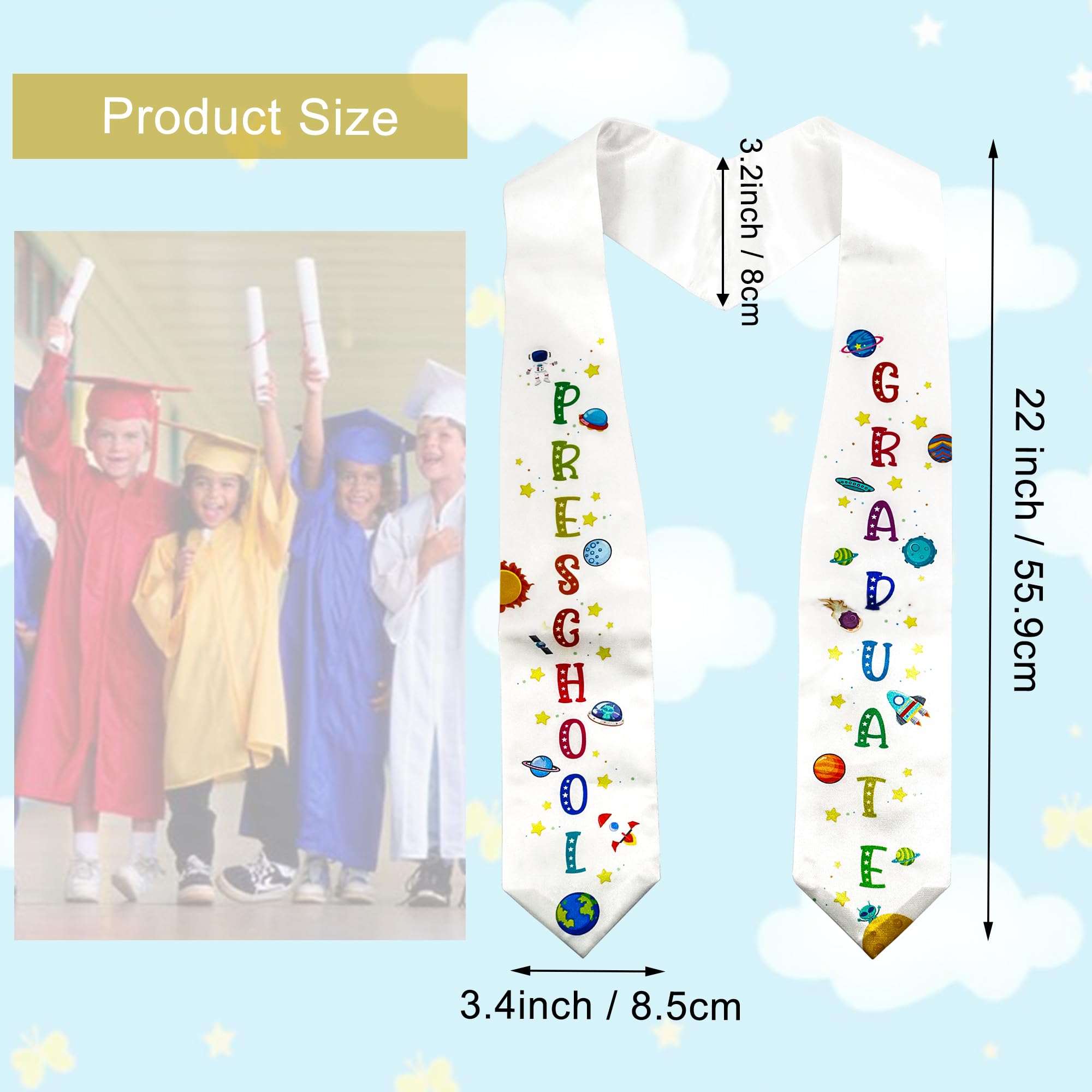 Snapklik.com : Preschool Graduation Cap Gown Class Of 2025 Stole ...