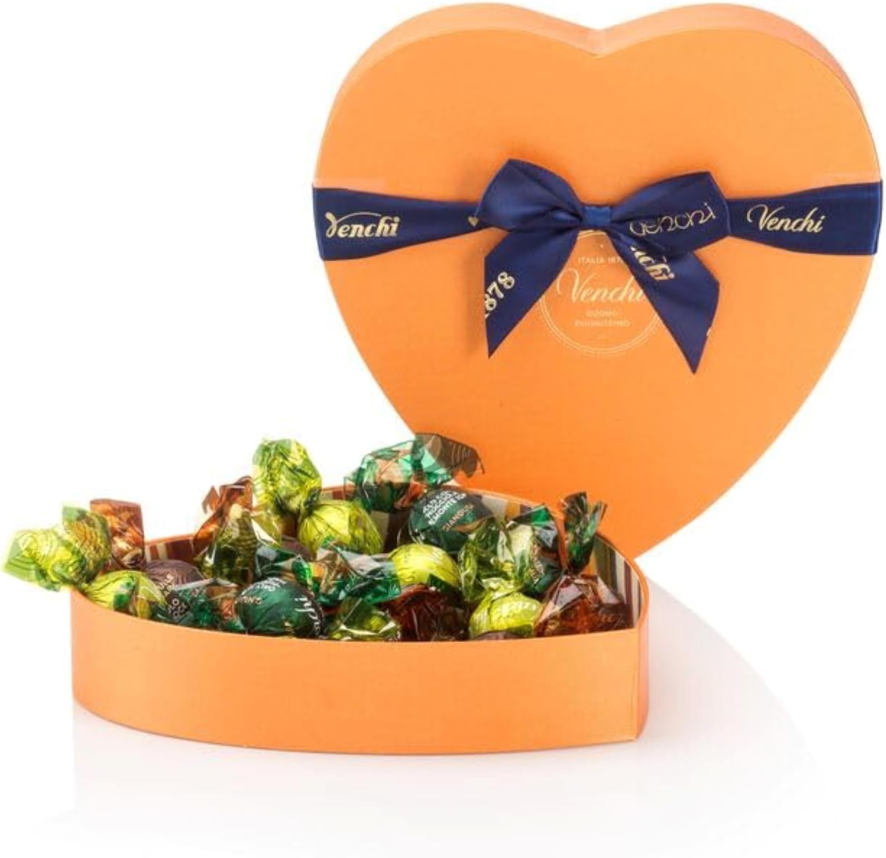 Baroque Collection - Premium Heart Shaped Gift Box with Assorted Chocolates, 8.11 oz - Gift Idea - Gluten Free