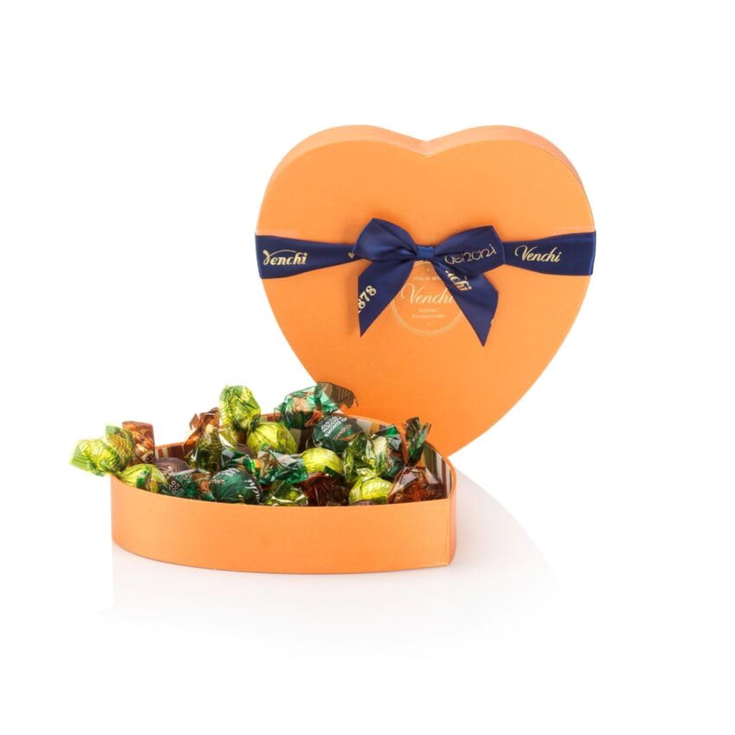 - Baroque Collection - Premium Heart Shaped Gift Box with Assorted Chocolates, 8.11 oz - Gift Idea - Gluten Free