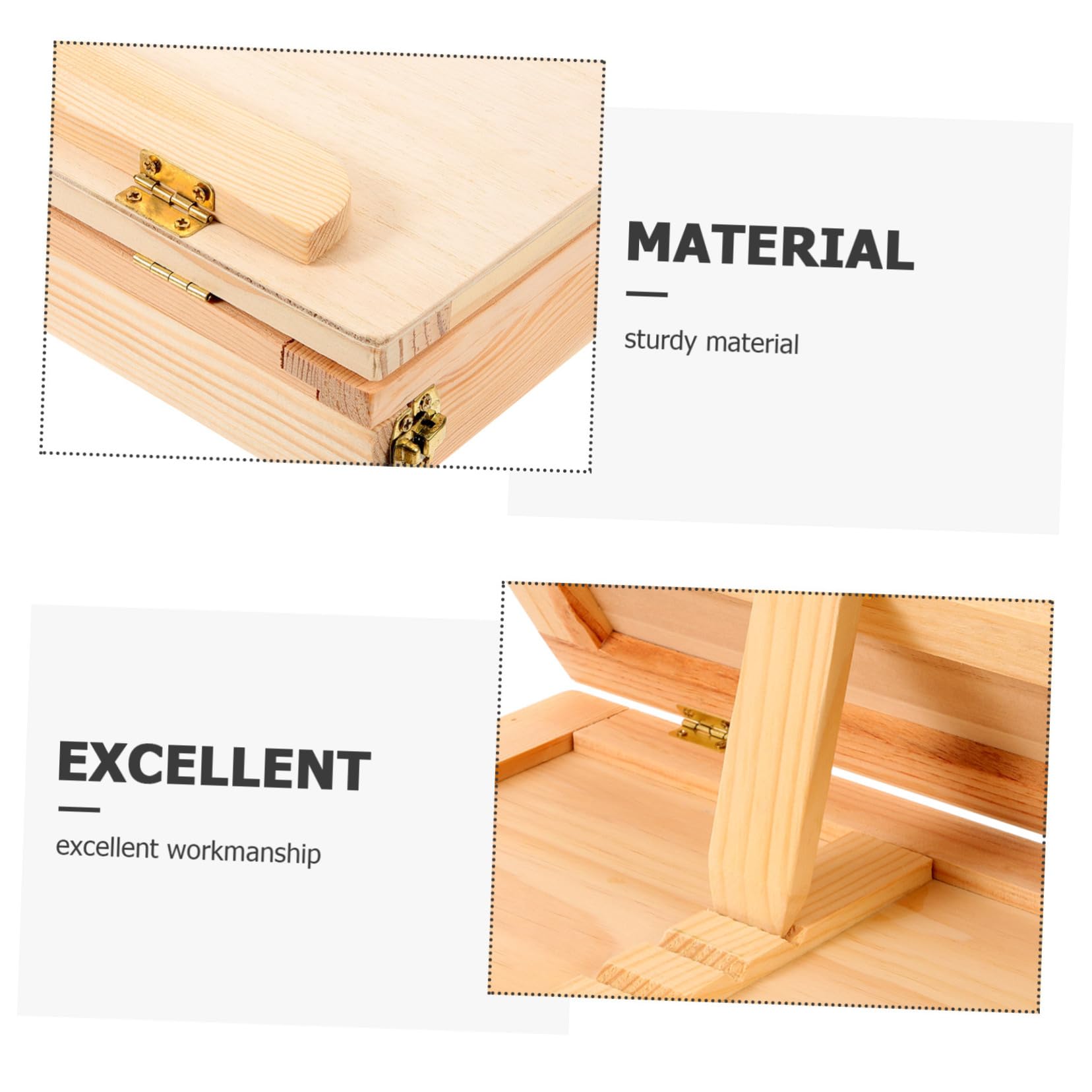 Artibetter Holzskizzenbrett Mit Schublade Leichtes Zeichenbrett Für Künstler Tragbares Malbrett Für Draußen Künstlerskizzenbrett Aus Holz