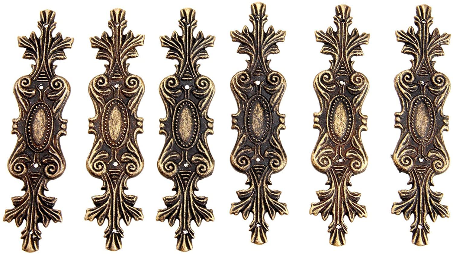 Protezioni per Mobili Angolare,Protezione Angolare per Bordi,6 Pezzi Staffa Angolare Decorativa Antica Portagioie Decorativo Custodia in Legno Piedi Protezione Angolare Gamba Raccordi per Mobili con