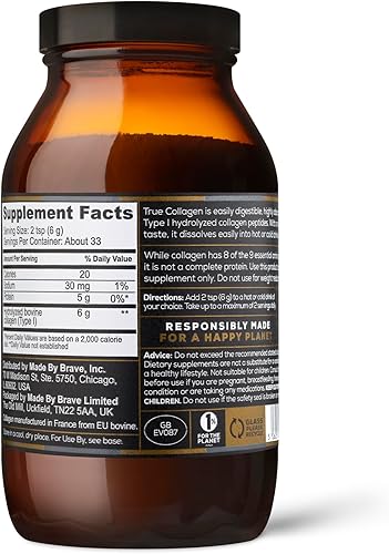 Miniatura 9 de Ancient + Brave - Péptidos de colágeno verdadero - Polvo de colágeno bovino de primera calidad, tipo I - Apoya el cabello y las articulaciones de la