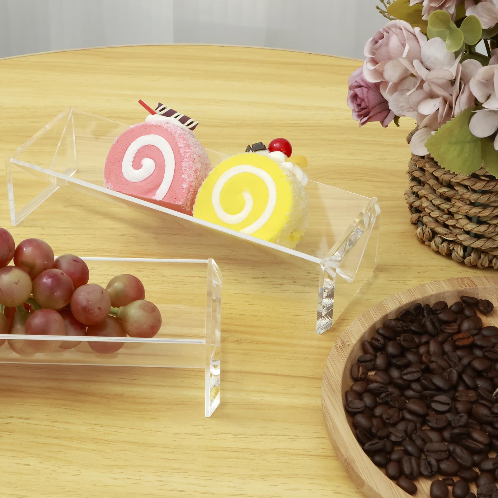 BLBYHO Acrylc Macaron Dsplay Tray, Macaron Cooke Dsplay Stand Wth - View #8