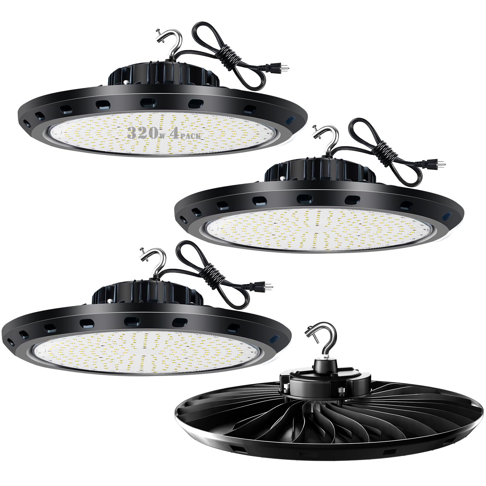 Led 320w Led Module bulbeats 320W LED High Bay Light 44800lm (Eqv.1200W MH/HPS) High Bay ...