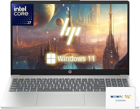 HP Pavilion 15.6" Laptop for Business & Home Student | Powerful Intel Core i7-1255U up to 4.7GHz | 32GB RAM - 1TB Storage 512GB PCIe SSD&512GB External | Webcam | Win11 | WOWPC Bundle