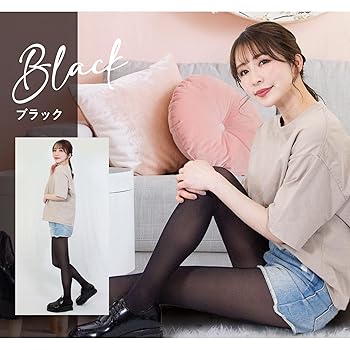 YOUBE #07 ユービーストッキング風裏起毛タイツ M〜Lサイズ ブラック YOUBE #07 ユービーストッキング風裏起毛タイツ M〜Lサイズ