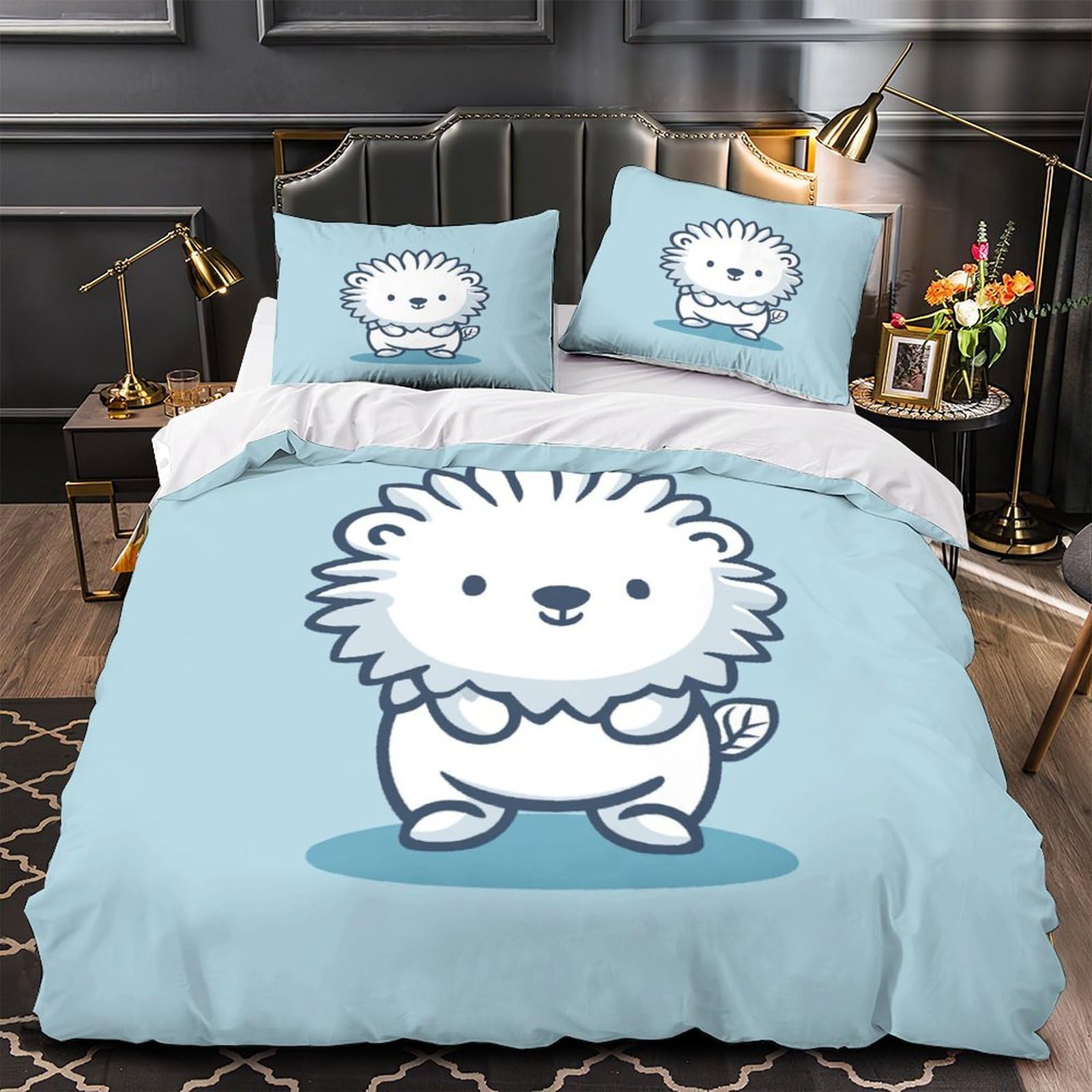 Housse de couette motif lion 3D pour transformer la chambre de votre ado