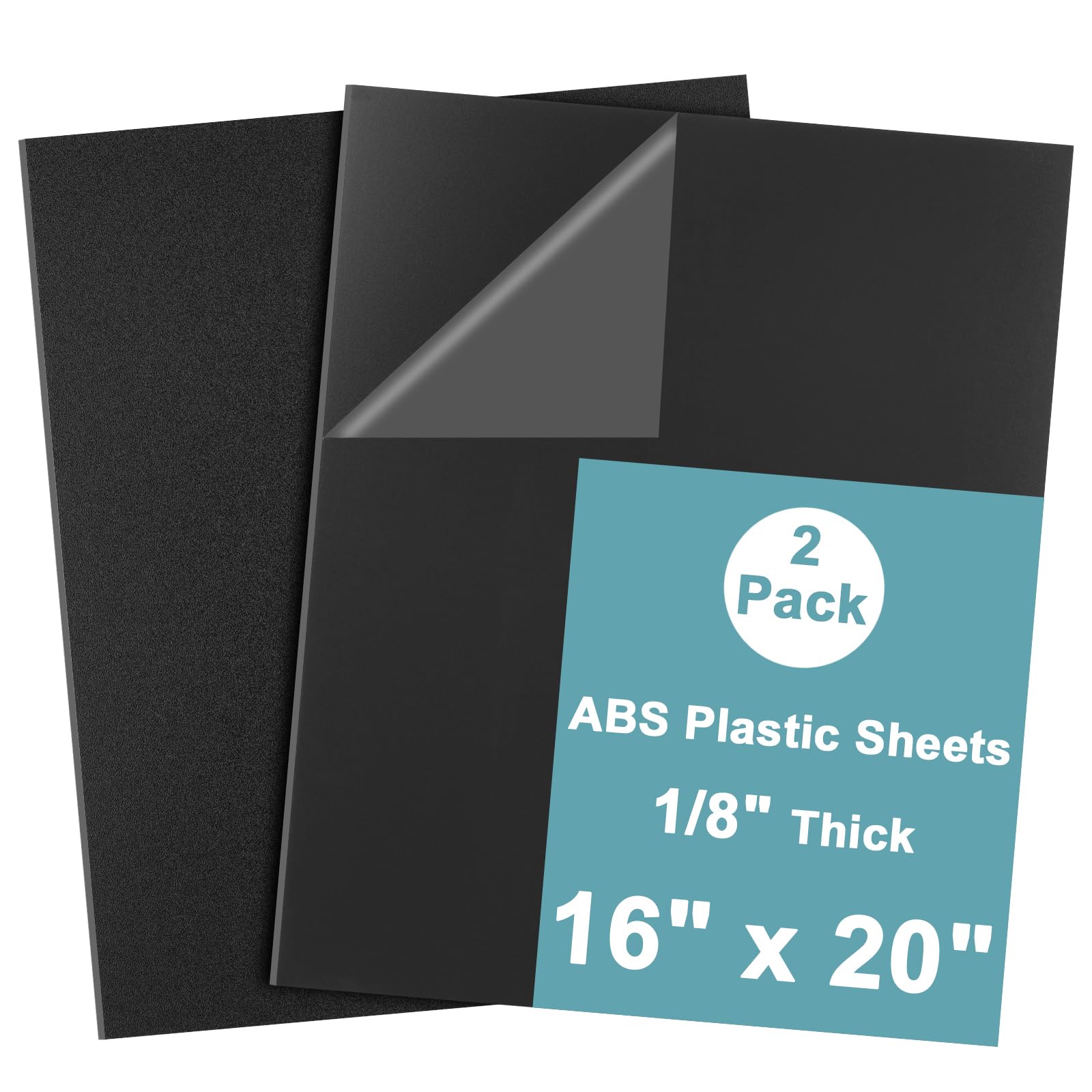 White ABS Plastic Sheet - Durable & Moldable -24