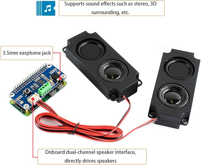Tarjeta de sonido WM8960 Hi-Fi para Raspberry Pi miniatura 6