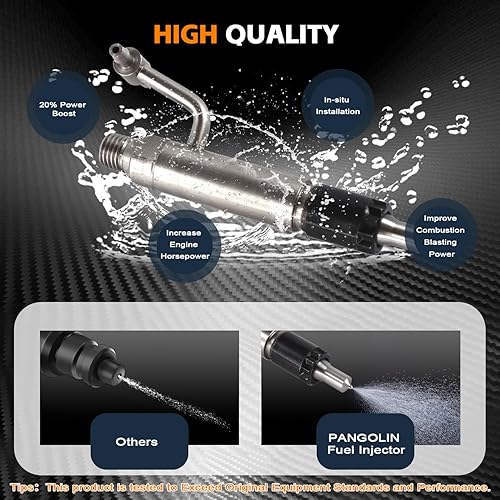 Miniatura 6 de PANGOLIN Y729503-53100 nuevo inyector de combustible 4 PCS para Yanmar Komatsu Engine 4D84E 4D88E 4TNE88 piezas del mercado de accesorios