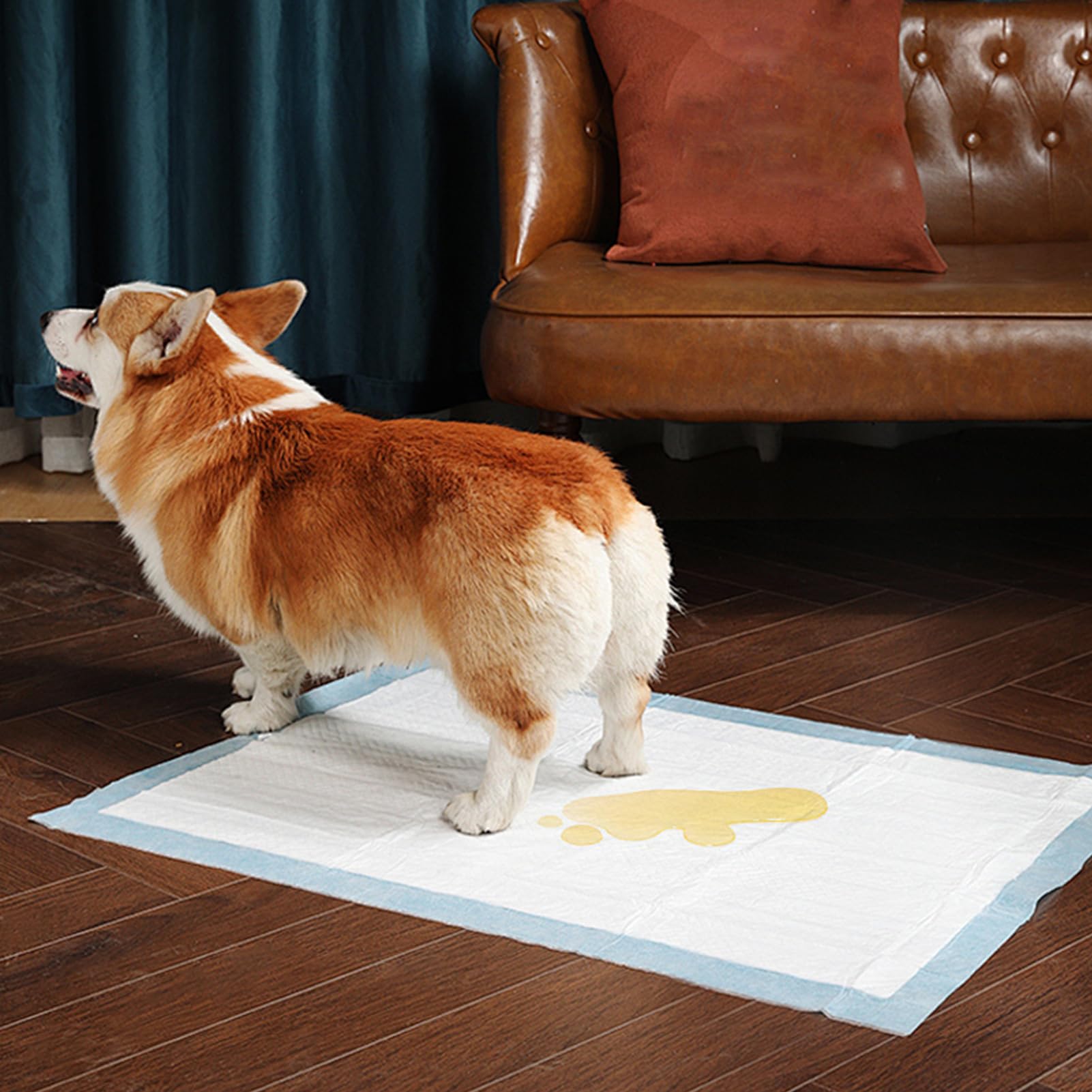 Hundetopf -Trainingspads - Welpe Pee Pads, Absorbierende Haustierzubehör | 100 Count Ultra Saugle Odor Eliminierung Von Pads Für Hausbrecher, Töpfchen -Trainingsmittel Für Kleine Tiere Katzen Kätzchen