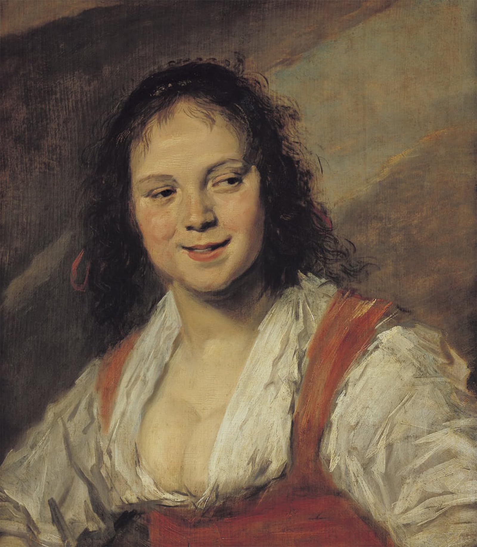 ARTXLXXBN Famous Art Print Poster Vintage Wall Art the Gypsy Woman by Frans Hals Canvas Art Poster for Home Decor 60x90cm