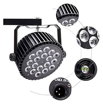 LED電球色パーライト　クランプ付き　2台　DMX照明 LED電球色パーライト クランプ付き 2台 DMX照明 LED電球色