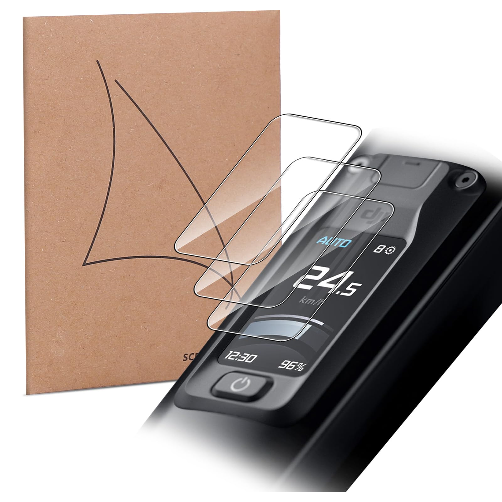 MEMELOKA Pellicola per Amflow DJI Avinox, 3 Pezzi HD AntiGraffio Pellicola Protettiva TPU Flessibile, Sensibile al Tatto e Senza Bolle con Cornice di Allineamento