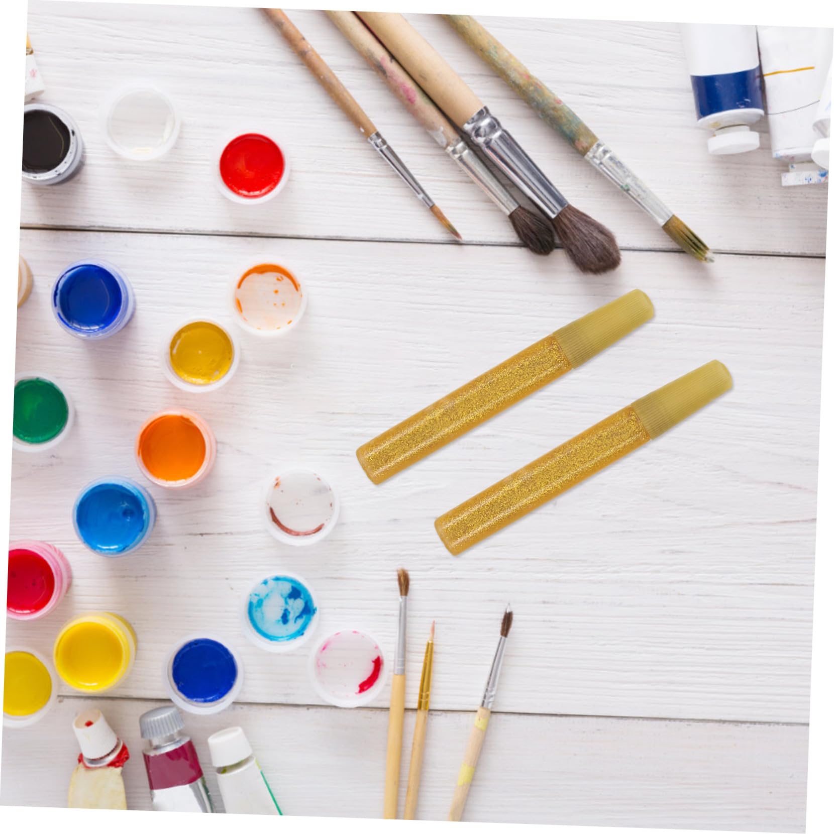 Glitzer Klebestifte Gold 50 Stück 10 Ml Für Kinder Basteln Malen Selbstgemacht Kunstprojekte Präzise Anwendung
