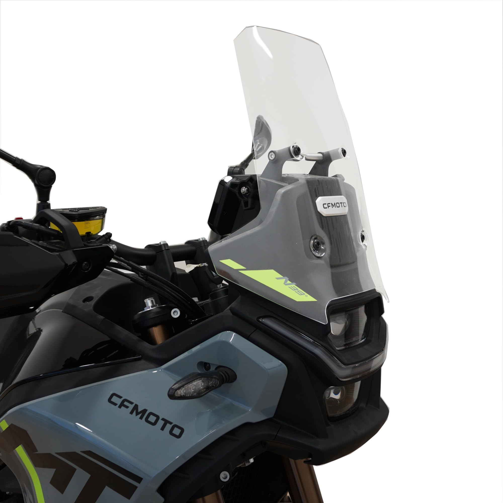 Cupolino Parabrezza Plexiglass JD9 Trasparente TOURING Compatibile con CF MOTO MT 450 2023-2026