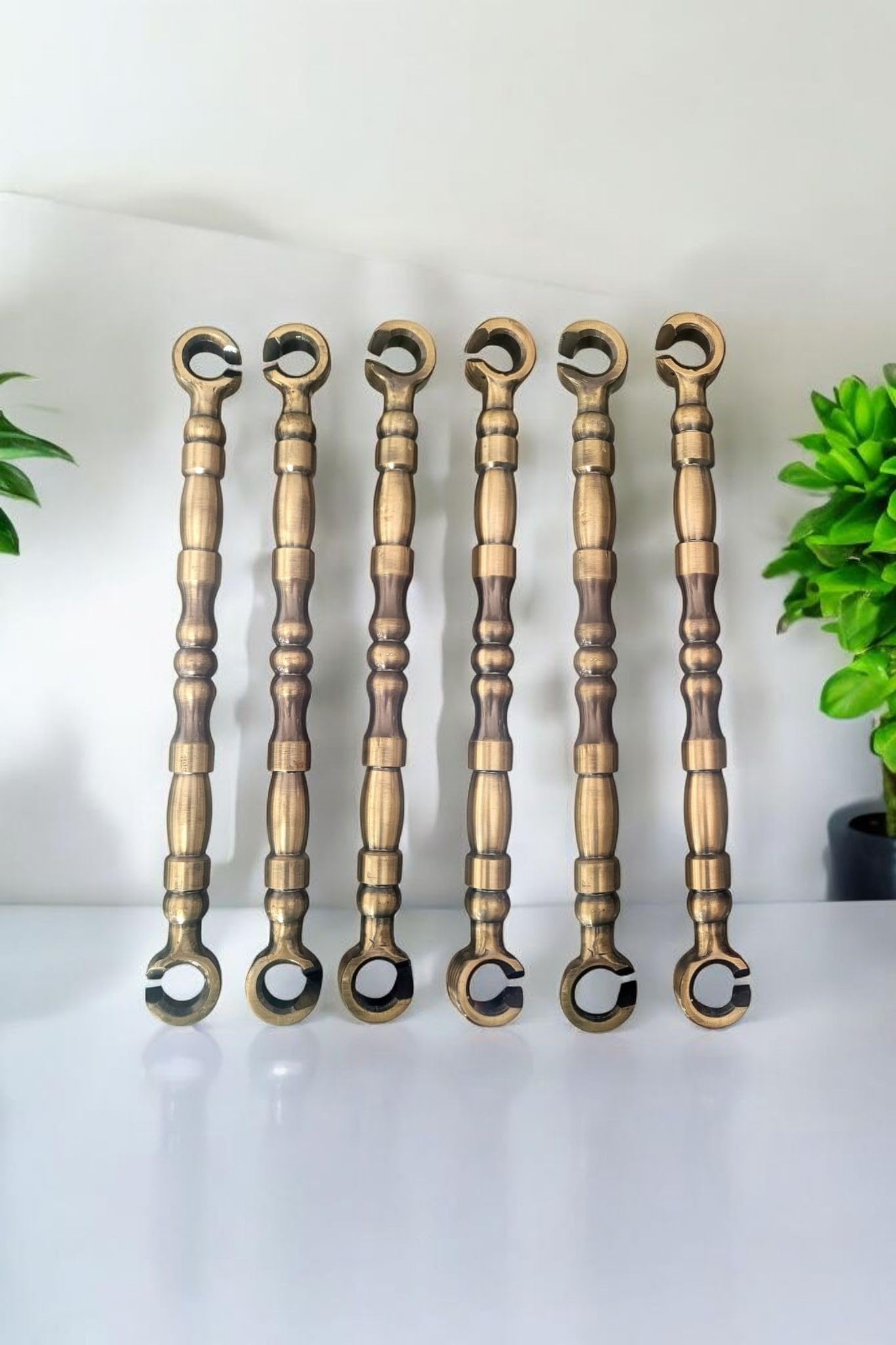 Nooks Decorative Brass Swing Chains for Jhula, Antique Bronze