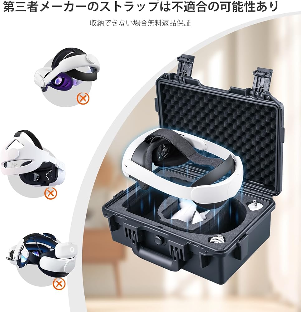 Amazon.co.jp: Lykus Titan OQ200 防水ハードケース Meta Quest 3S