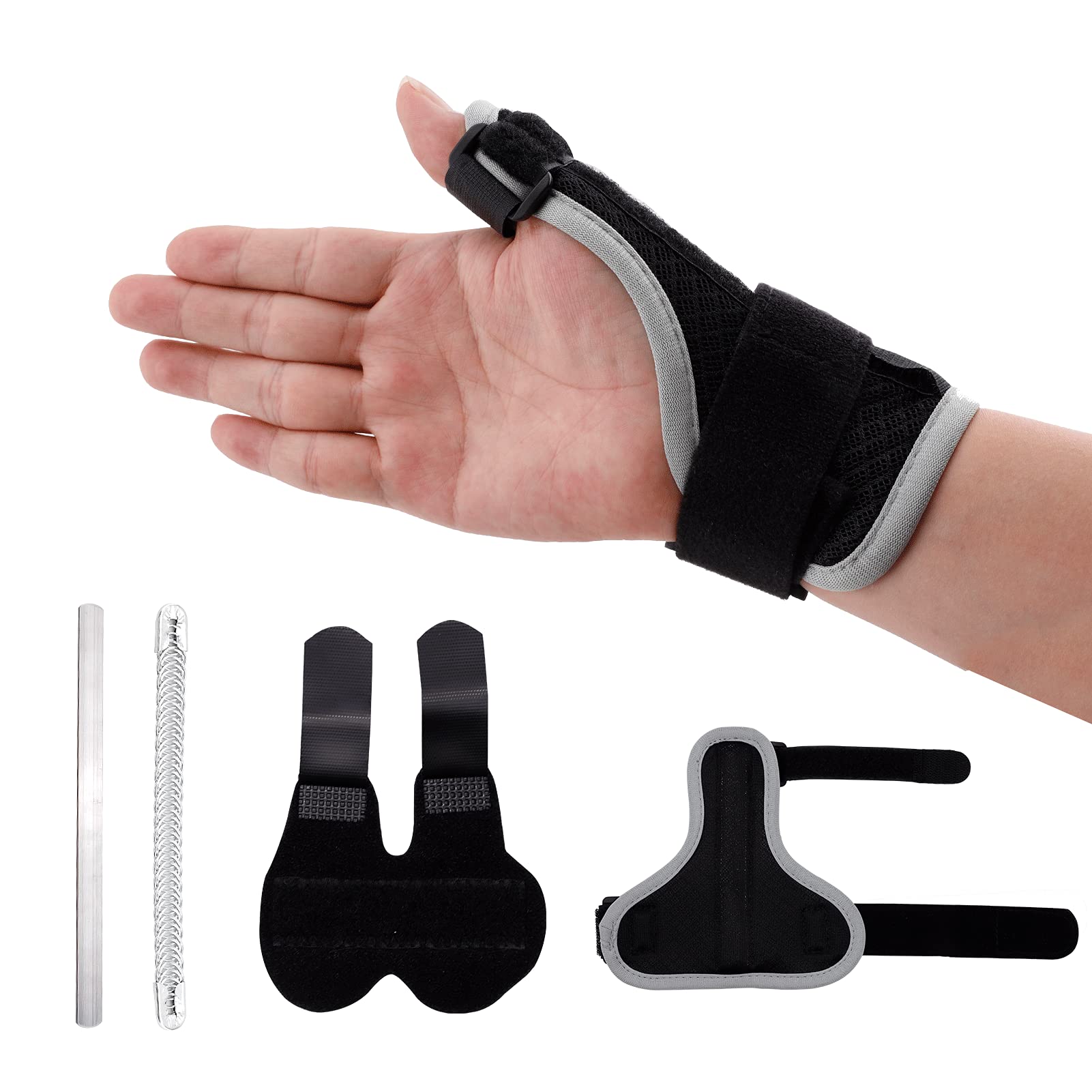 Buy Thumb Splint Brace with Trigger Finger Splint, Reversible Thumb