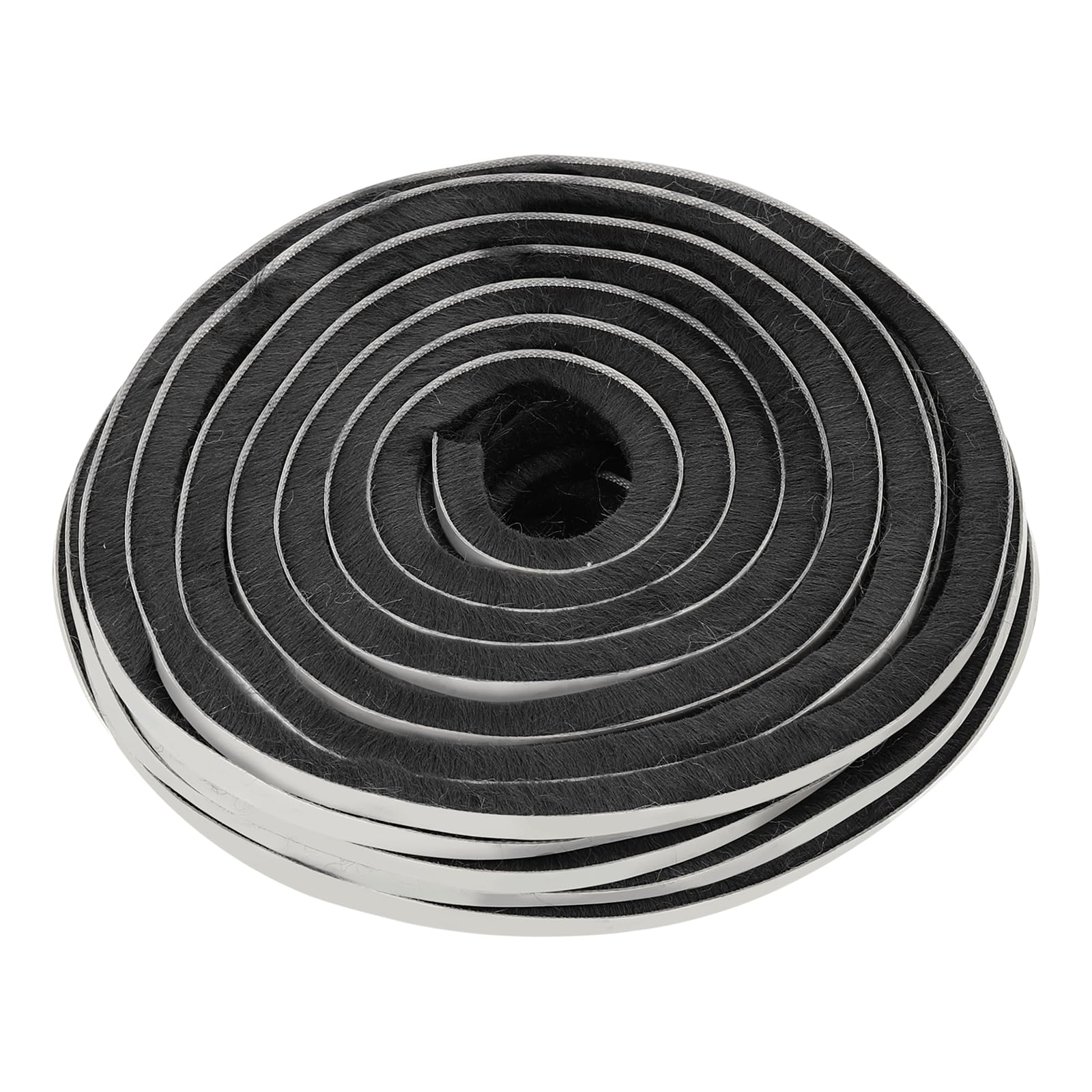PATIKIL シール 2/7" x 1/2" x 32.8フィート 粘着 式 引き戸 断熱 ドア 隙間 テープ 窓 密閉 冬 用 防風 防音 黒