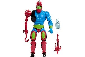 Origins Toy, Trap Jaw Cartoon Collection Action Figure, 5.5-inch MOTU Villain, Accessories & Mini-Comic Book