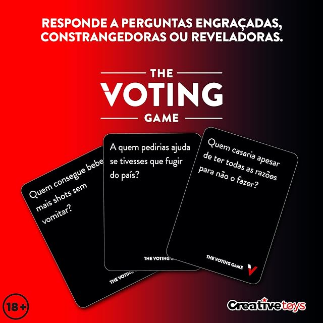 Foto 3 de 7 de Creative Live Games The Voting Game Jogo Cartas Português