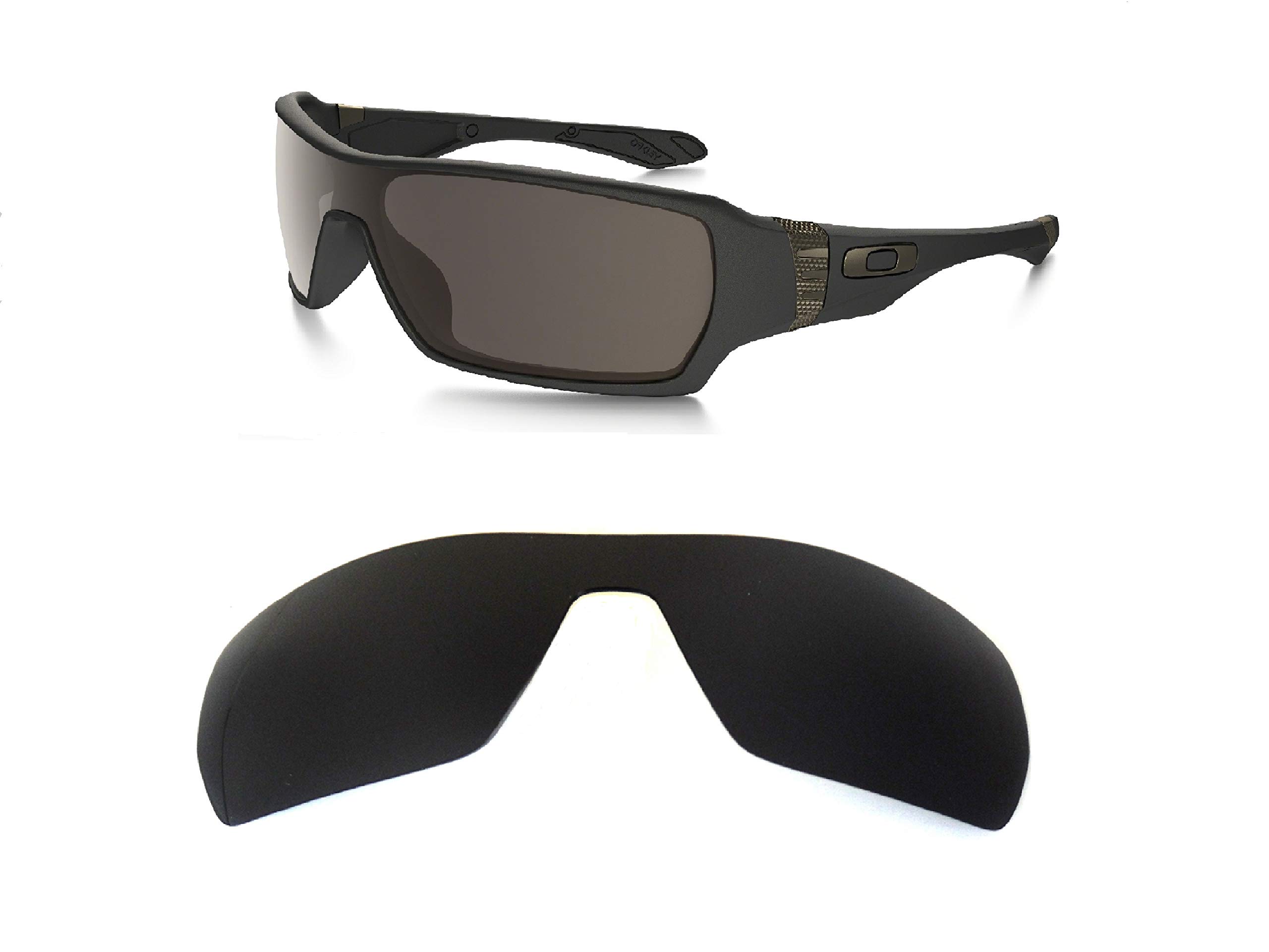 Galaxylense Unisex S Galaxy Replacement Lense For Oakley Offshoot Polarized Black 100% Uvab Black Ize: Regular