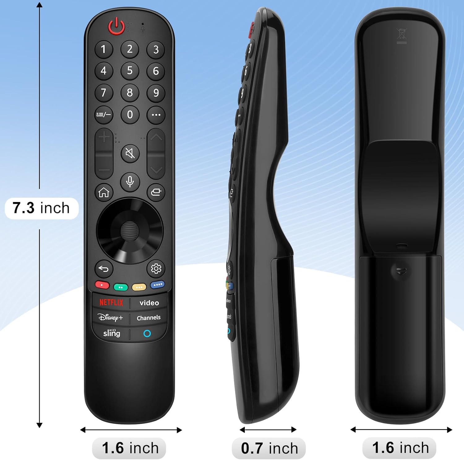 Control remoto de voz de repuesto para televisores Samsung, compatible con todos los modelos con función de voz, marcos curvos inteligentes, QLED, LED, LCD, 8K y 4K.
- imagen 7