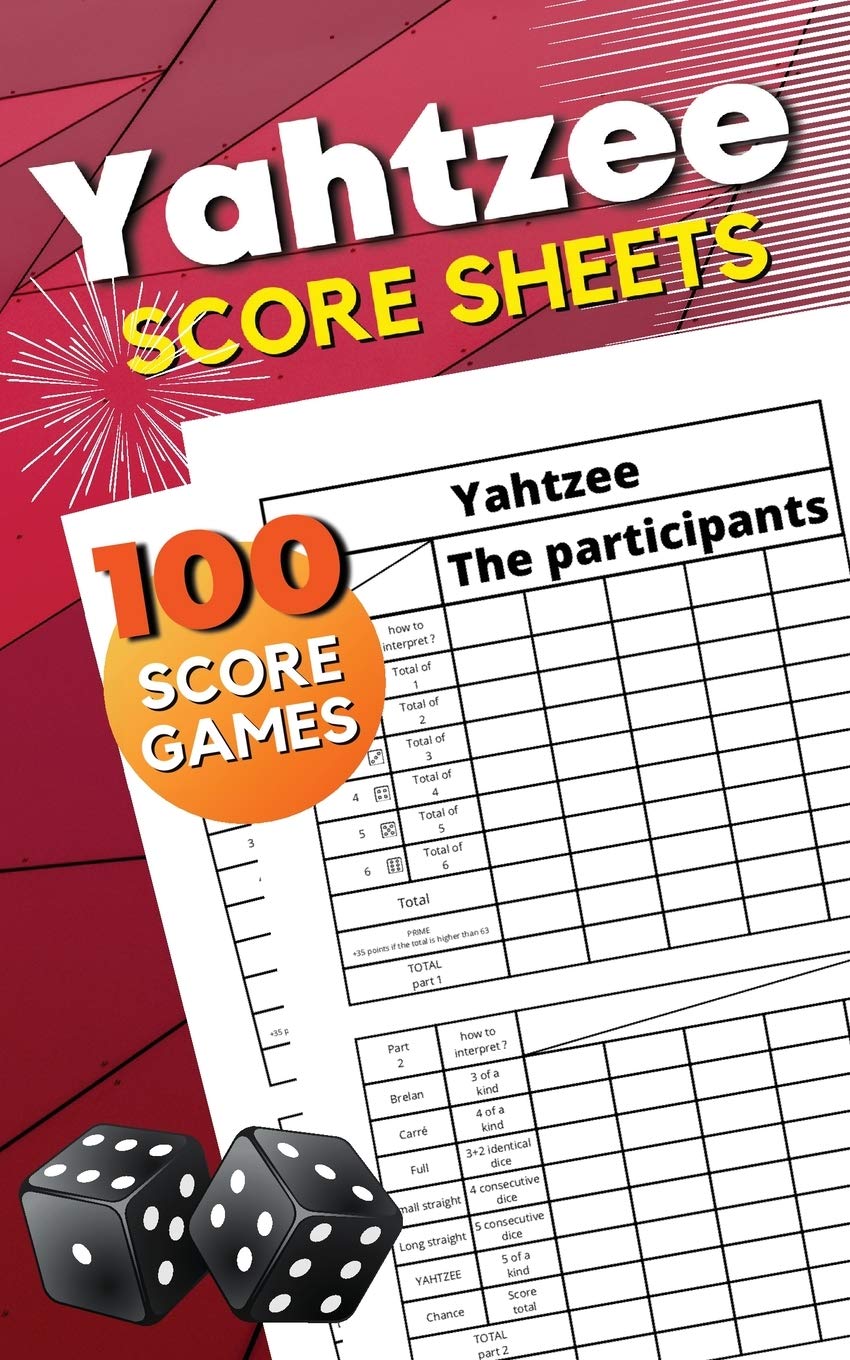Buy Yahtzee Score Sheets Triple Yahtzee Score Pads Large Yahtzee