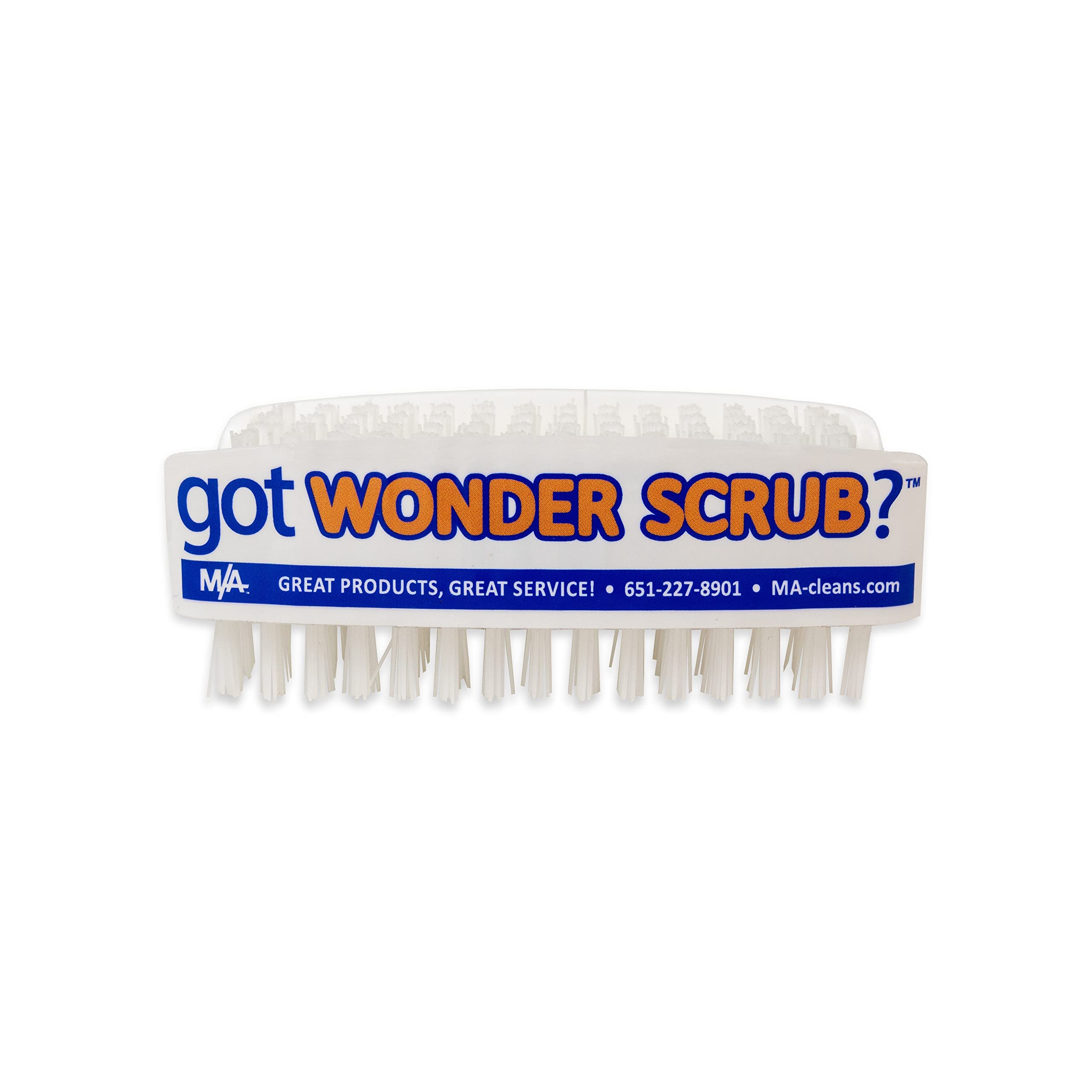 Wonder Scrub Heavy Duty Hand & Nail Brush with Polypropylene Bristles