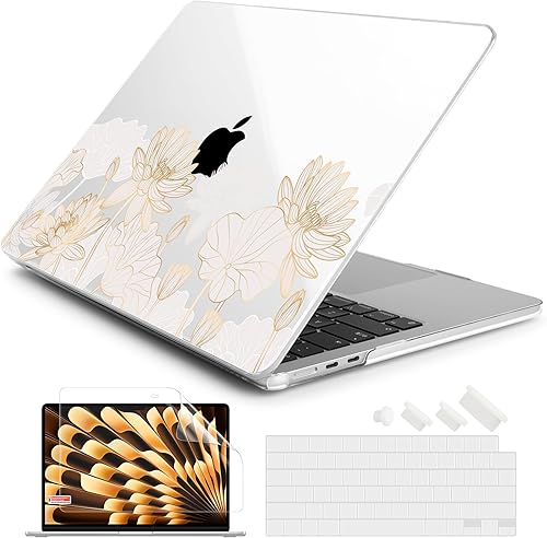 Batianda Funda prémium para MacBook Air de 15 pulgadas 2025 M4 2024 2023 con chip M3 M2 modelo A3241/A3114/A2941, carcasa rígida diseñada de