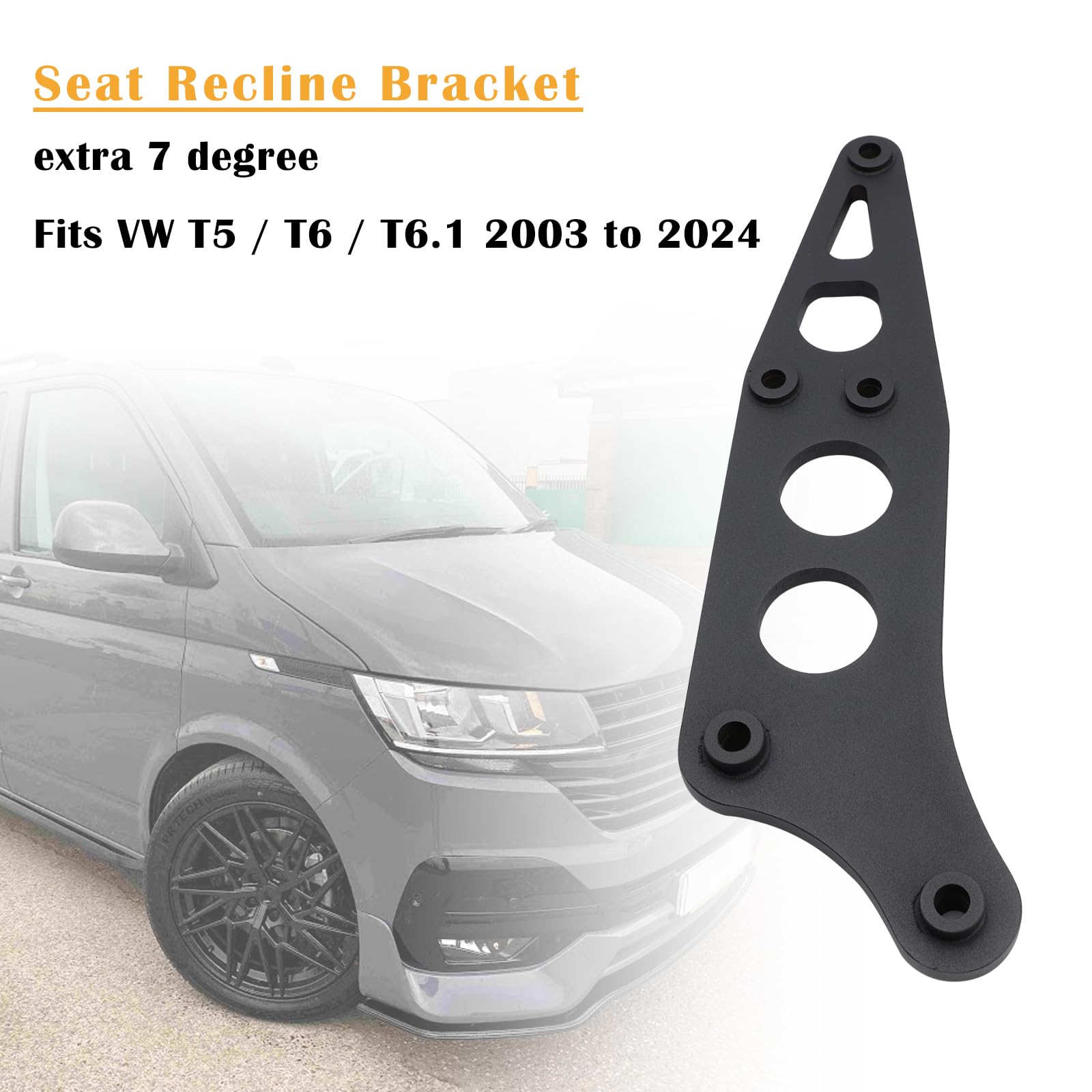 MAD HORNETS Extra Recline Bracket Passend für VW Transporter T5 T6 Double Passenger Seat 2003-2024