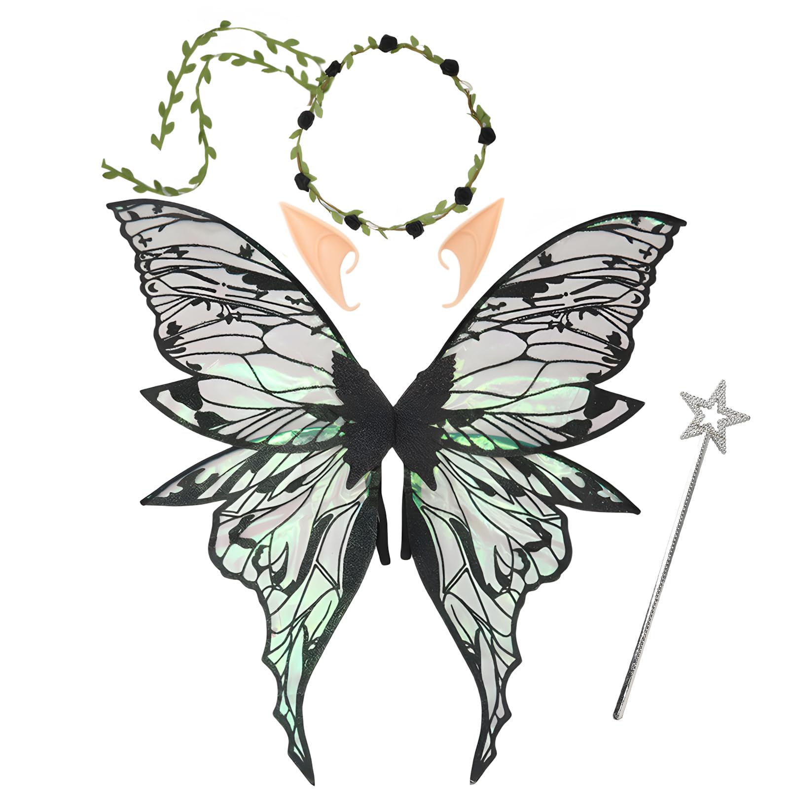 Ailes De Papillon électriques, Aile D'elfe Mobile Avec Ailes De Fée Légères Pour Enfants, Déguisement De Cosplay D'anniversaire Et De Noël, Jouet D'ange Pour Filles