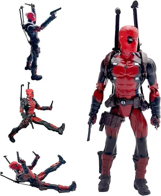 Figurine Deadpool Articulée 17cm - Cadeau Superhéros pour Enfants et Collectionneurs