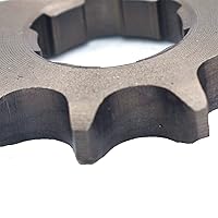 Vista 6 de 428-10T-0.669 in - Piñón de motor delantero para motocicleta se adapta a motocicletas de 50 cc, 70 cc, 110 cc, 125 cc, mini bicicleta ATV Quad